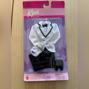 Vintage 1999! New! Barbie Ken Bridal Fashion Tuxedo outfit  #68065-84  (L)